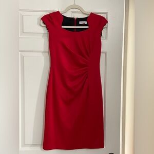Calvin Kleins Red Dress